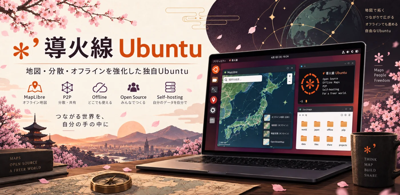 ＊’導火線 Ubuntuの開発構想イメージ
